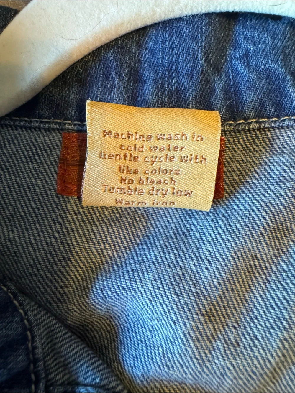 Scully Blue Denim Jacket with Long Fringe - Picture 5 of 7